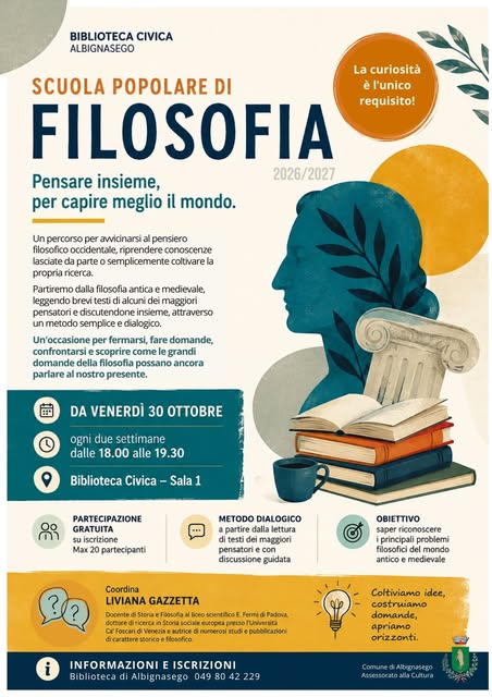 Locandina di Scuola popolare di filosofia