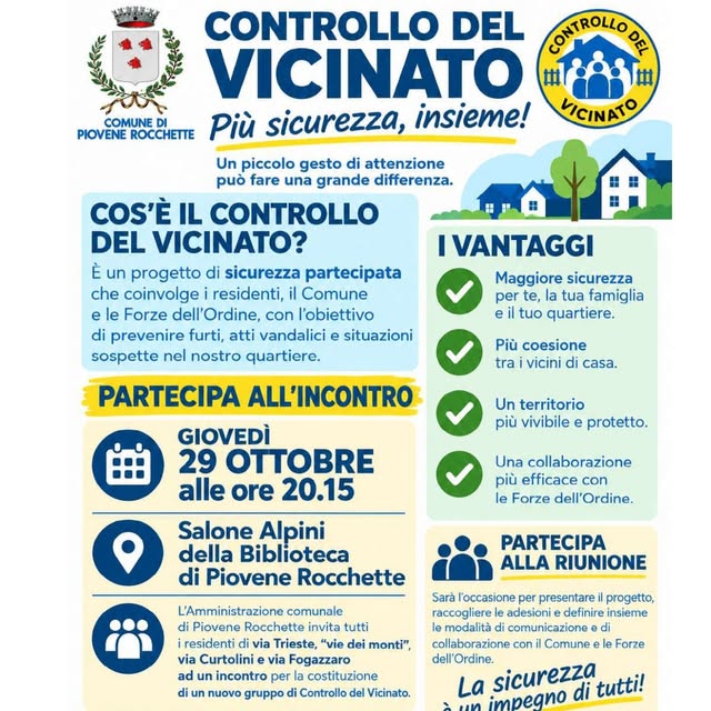 Locandina di Controllo del Vicinato