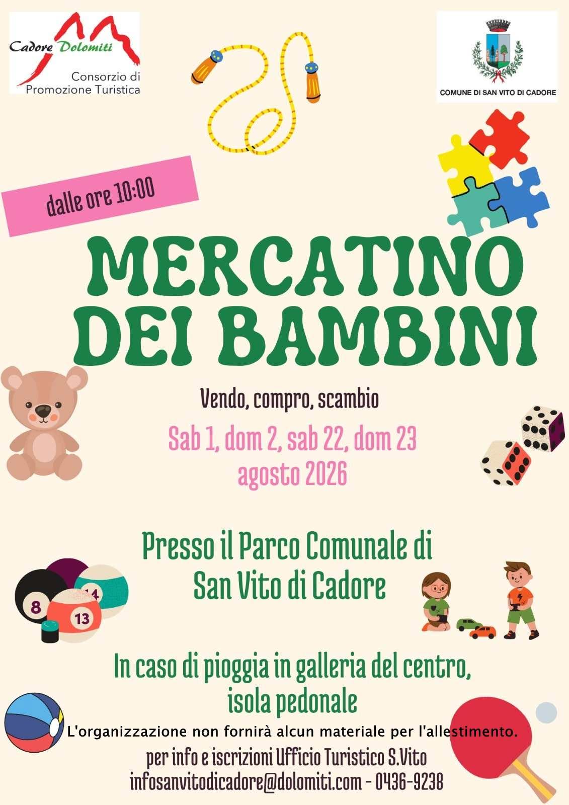Affiche de Mercatino dei Bambini