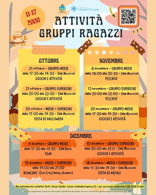 Locandina di MEDIE + SUPERIORI - FESTA DI HALLOWEEN