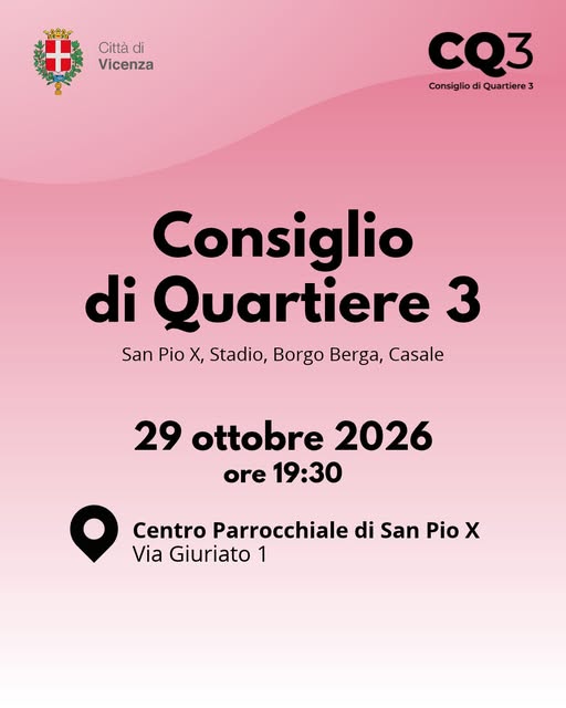 Affiche de Consiglio di Quartiere 3