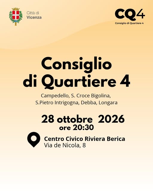 Affiche de Consiglio di Quartiere 4