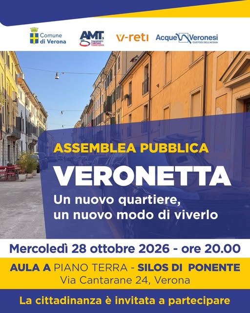 Plakat von Veronetta. Un nuovo quartiere, un nuovo modo di viverlo