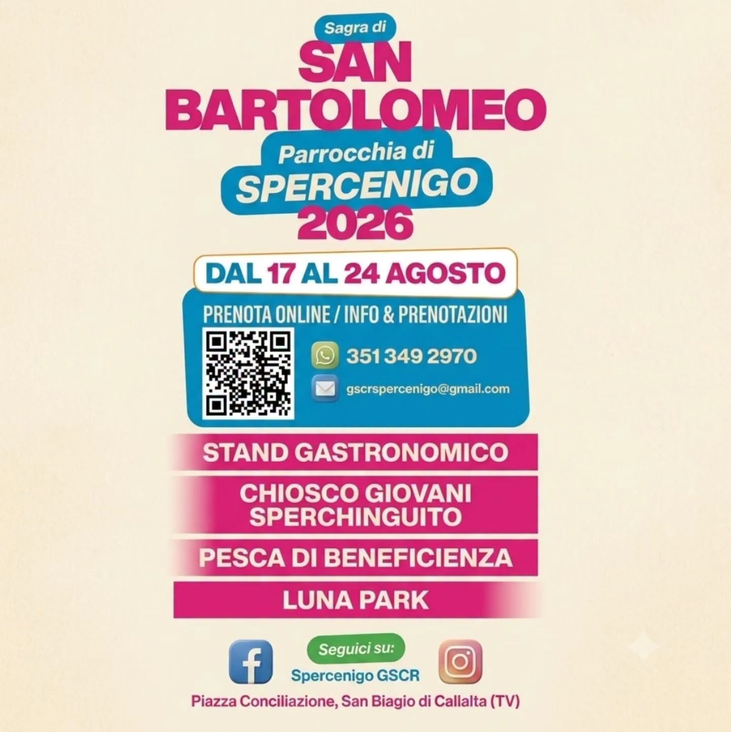 Affiche de Sagra di San Bartolomeo