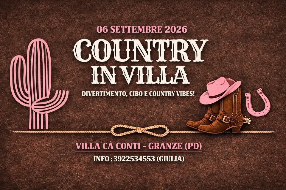 Affiche de COUNTRY IN VILLA