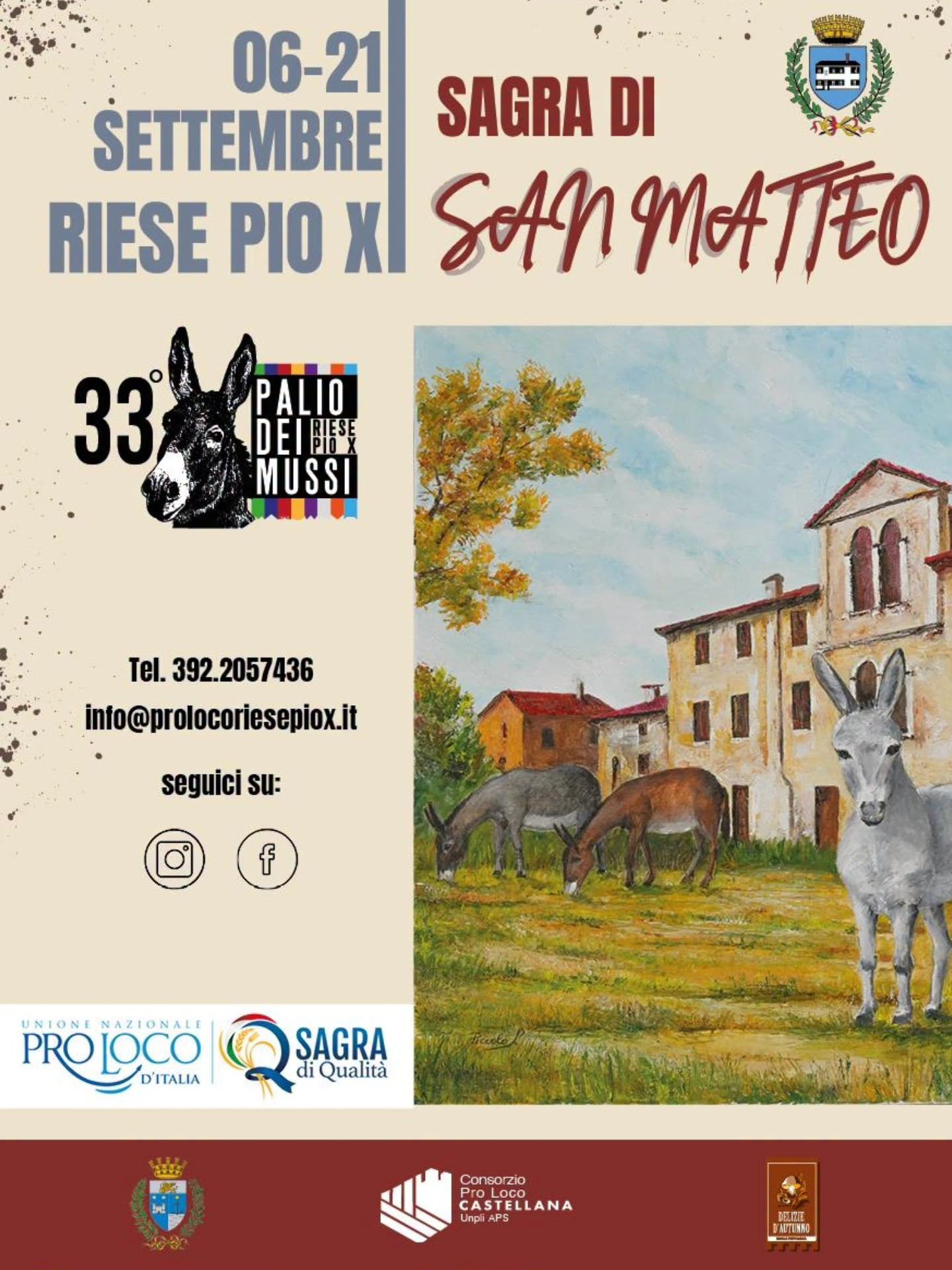 Affiche de Sagra di San Matteo - 33° Palio dei Mussi