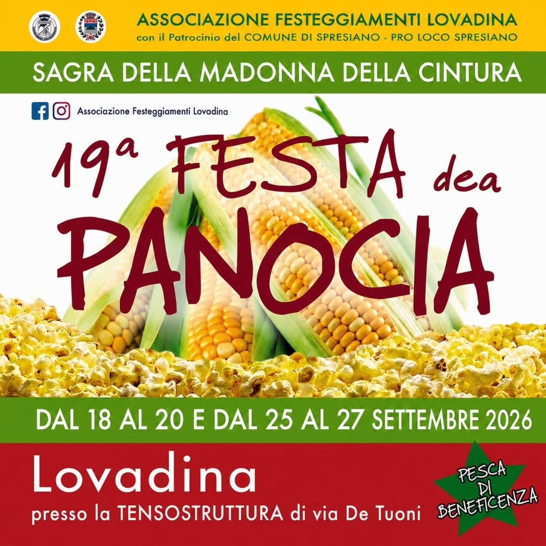Plakat von Sagra della Madonna della Cintura - 19ª Festa dea Panocia