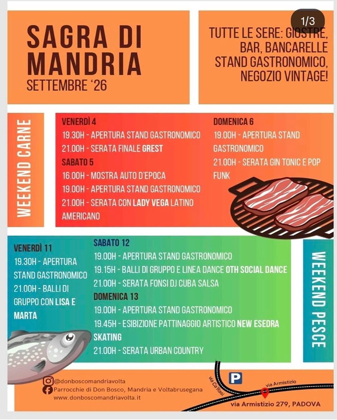 Locandina di Sagra di Mandria
