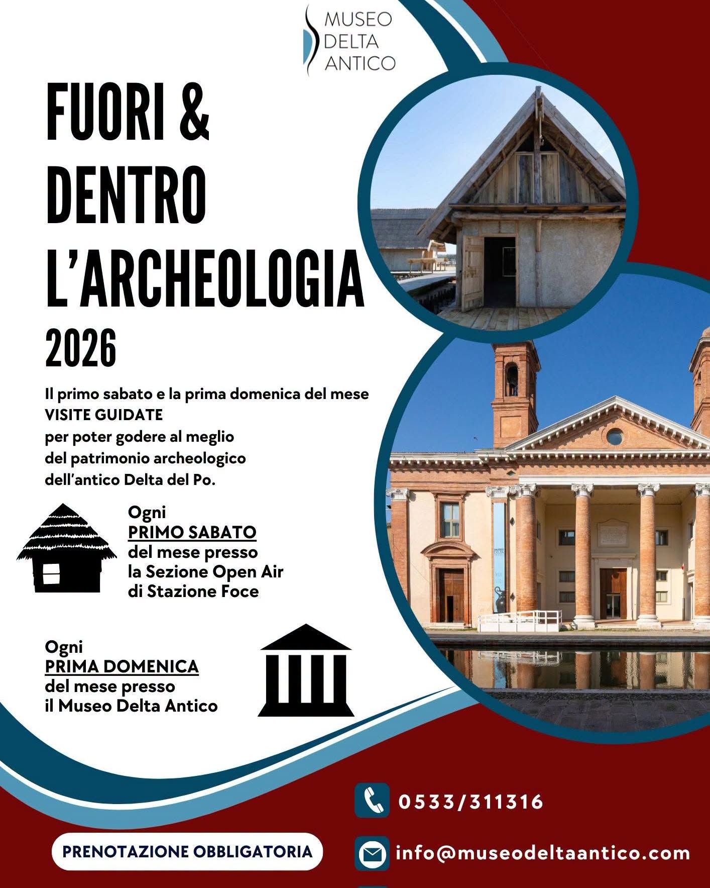 Locandina di FUORI & DENTRO L'ARCHEOLOGIA 2026