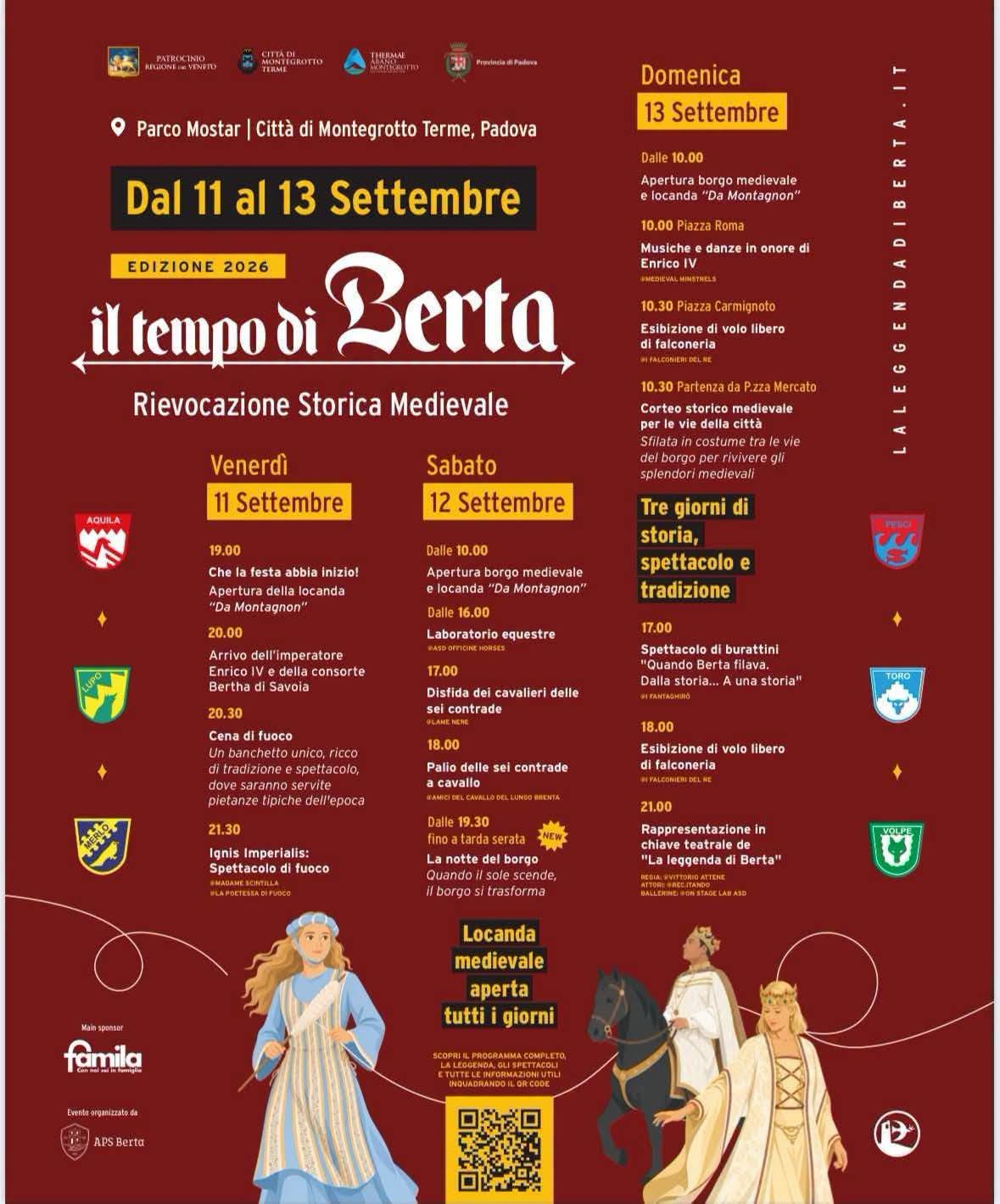 Locandina di Il tempo di Berta - Rievocazione Storica Medievale