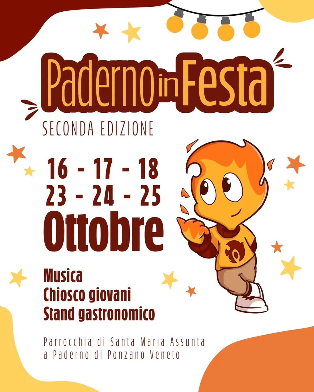 Plakat von Paderno in Festa