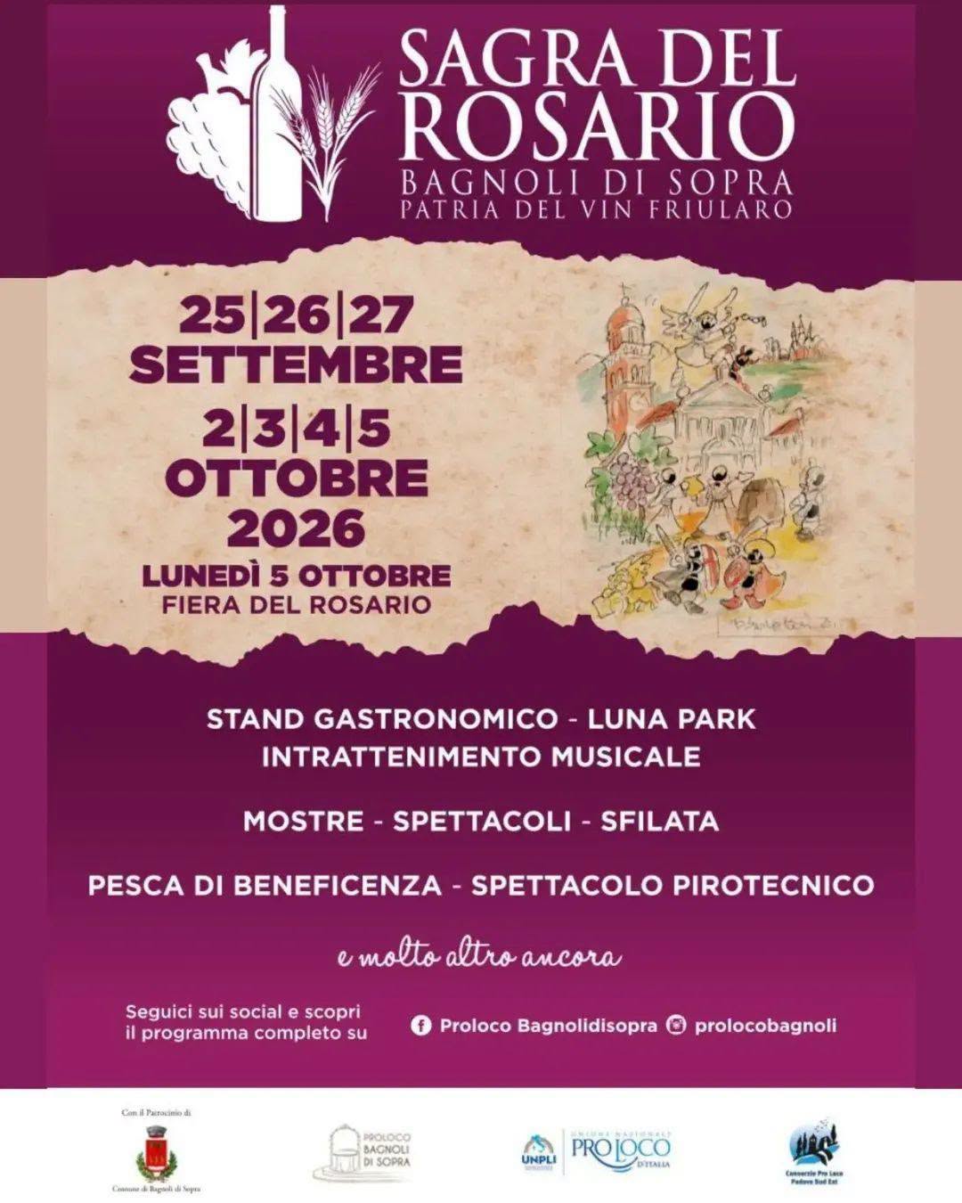 Locandina di Sagra Franca del Rosario, Edizione 2026