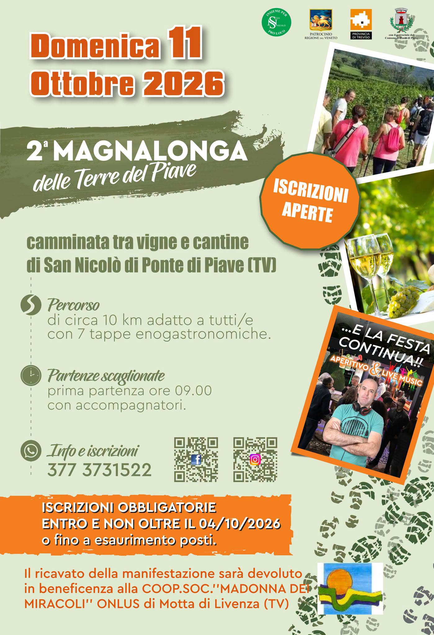 Locandina di 2ª MAGNALONGA delle Terre del Piave