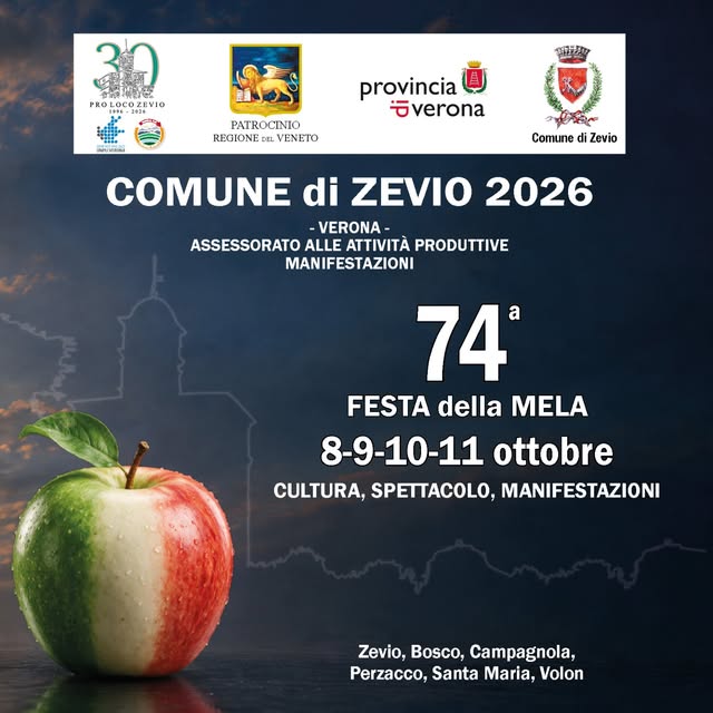 Locandina di 74ª Festa della Mela di Zevio