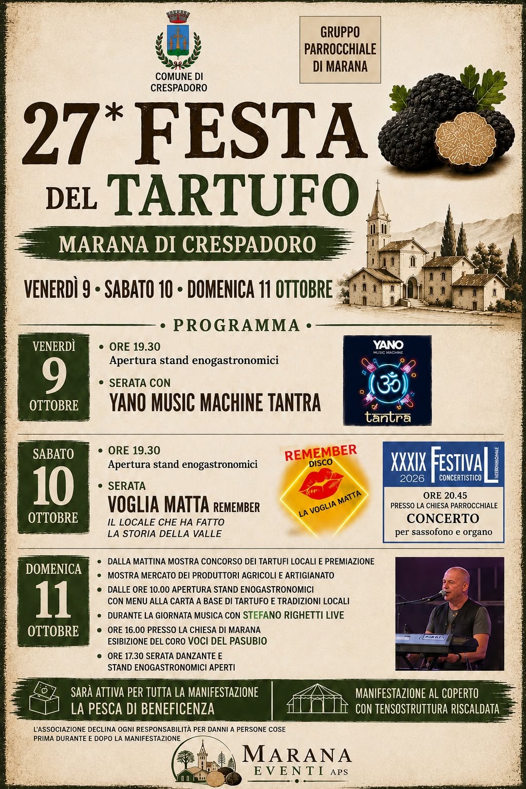 Locandina di 27ª Festa del Tartufo