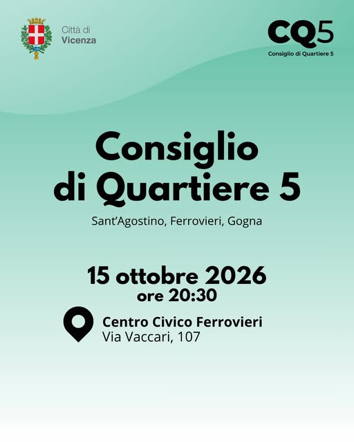 Locandina di Consiglio di Quartiere 5