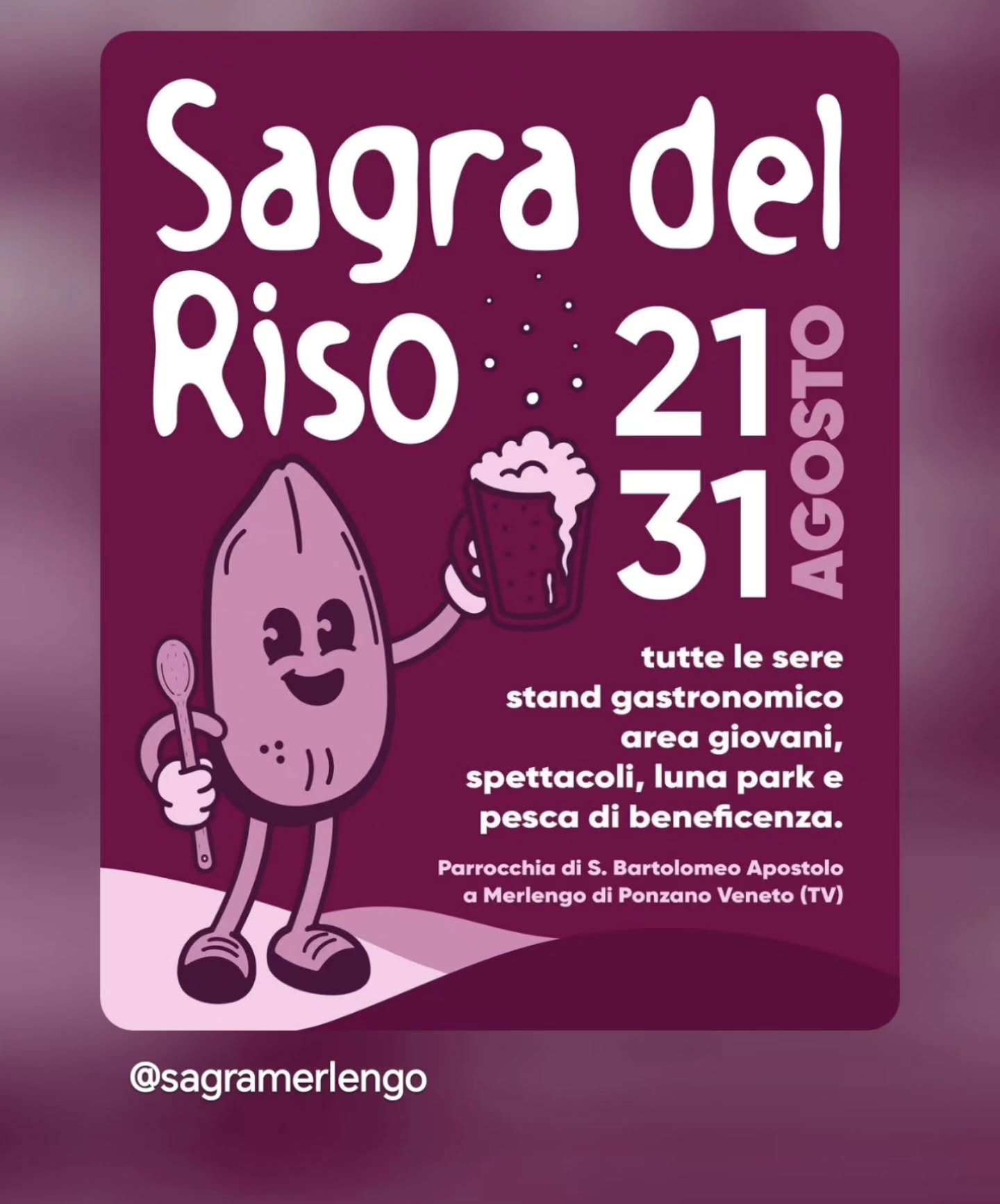 Affiche de Sagra del Riso